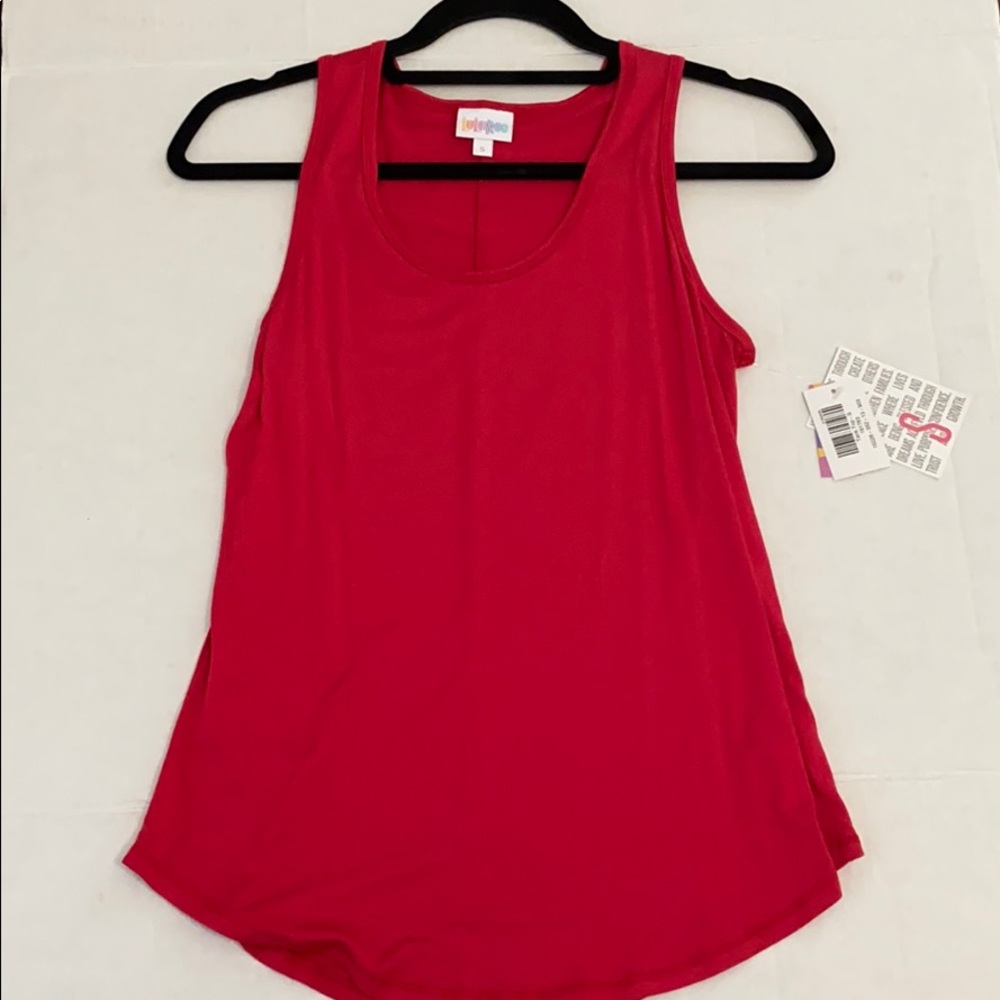 Red Lularoe tank size small